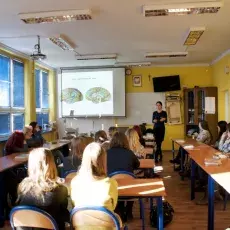 wykład dr Doroty Myślińskiej pt. "Czynnościowe obrazowanie mózgu"