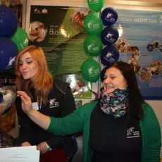 Stoisko Wydziału Biologii na Targach Akademia 2015 - wtorek, II zmiana