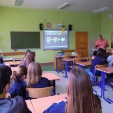 Salezjańskie Liceum Ogólnokształcące w Rumi, wykład dr Luis Rios Hernandez - "Microbiology and water quality"  