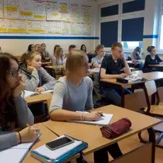 V LO w Wejherowie, wykład dr inż. Marcina Pietrasa - "Ile grzybów jest w gramie gleby?"  
