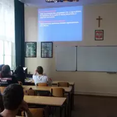 V LO w Gdańsku, wykład dr Ziemowita Ciepielewskiego - "Jak hormony kształtują nasze zachowanie, czyli psychoneuroendokrynologia 